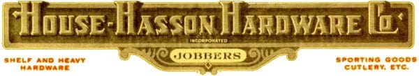 歴史的なハウスハッソンハードウェアロゴ
